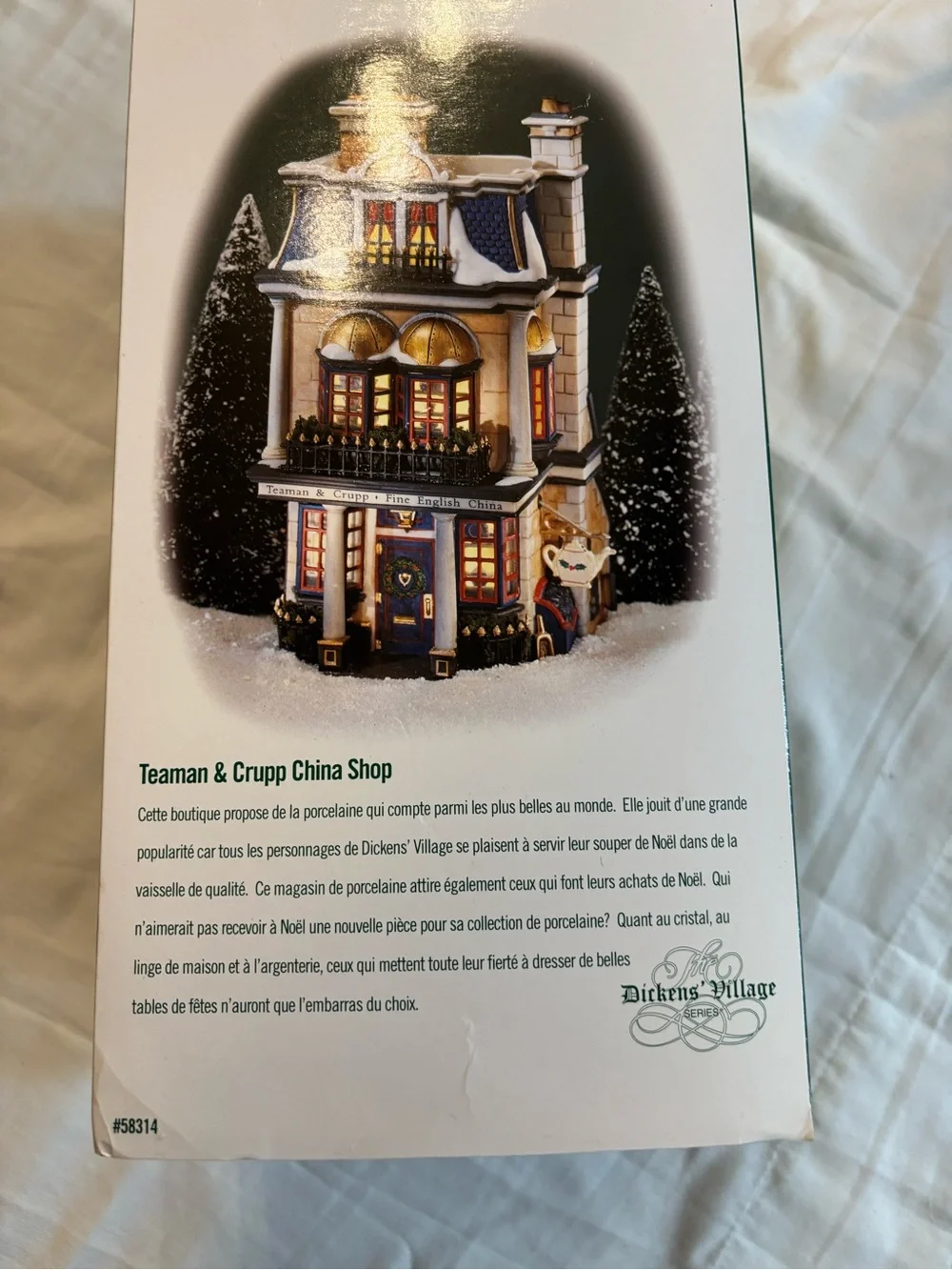 Dept. 56 Dickens Village 1998 Teaman & Crupp China Shop #58314